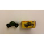 MILITARY, metal Dinky Toys, no. 670 Armoured Car, with original box (slight damage), VG