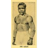 CARTLEDGE, Famous Prize Fighters, complete, inc. Joe Louis, VG, 50