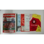 FOOTBALL, selection, inc. hardback edition Liverpool A Complete Record 1892-1986 by Breedons (with
