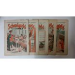 COMICS, Schoolgirls Weekly, mainly late 1930s, slight duplication, FR to VG, 32*