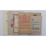 MILITARY, WWII selection, inc. County Borough of Rochdale Coronation souvenir programmes, 1937 &