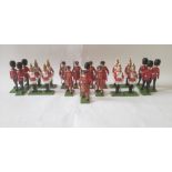 MILITARY, selection of lead soldiers, mainly Beefeaters, many with slight paint loss, VG