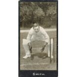 SMITH, Cricketers (1912), complete, Nos. 1-50, some scuffing to black edges (a few tipped-in), FR to