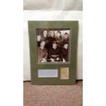TELEVISION, Dads Army, two signed pieces by John Le Mesurier & Bill Pertwee (together on signed