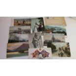 POSTCARDS, postal history, worldwide selection, 1904-1907, sent to Miss Ethel Smith (Plumstead