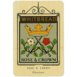 WHITBREAD, Inn Signs 2nd (metal), minimal scratching, G to VG, 35*