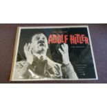 POLITICS, poster, Paul Rotha, The Life of Adolf Hitler, (rare) 30 X 40, original folds, some