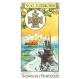 THOMSON & PORTEOUS, V.C. Heroes, complete, firms name at bottom, VG to EX, 41