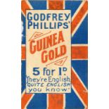 PHILLIPS, advert card, Guinea Gold, text on Union Jack background, small nick to left edge, G