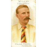 WILLS, Cricketers 1901, with vignette, G to VG, 10
