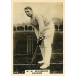 PHILLIPS, Cricketers (1924), nos. 13-15, 90, 142 & 207, large, brown backs, G to VG, 6