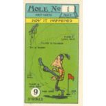 I.T.C. OF CANADA, Smokers Golf Cards, about G to VG, 109*