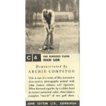 COTTON, Golf Strokes C/D, complete, VG to EX, 50