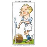 OGDENS, Football Caricatures, complete, VG to EX, 50