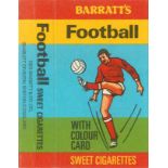 BARRATT, sweet cigarette packets, football inc. mainly Candy Sticks, no sliders, front panel only (