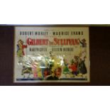 CINEMA, poster, The Story of Gilbert and Sullivan, well illustrated with six play scenes, 40 x 30,