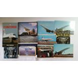 AVIATION, Concorde selection, inc. postcards (9+1), one signed by Captain MA Richards (1984-1997);