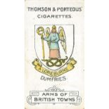 THOMSON & PORTEOUS, Arms of British Towns, G to VG, 15