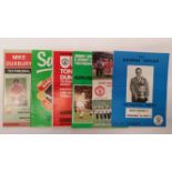 FOOTBALL, testimonial programmes, inc. Sammy McIlroy, Jimmy Johnstone & Bobby Lennox, Tony Dunne,