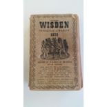 CRICKET, softback edition of Wisden Almanack, 1938, from the Peter Wynne-Thomas collection, back
