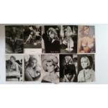 CINEMA, Brigitte Bardot postcards, a few continental size, G to VG, 19