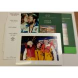 MIXED SPORT, selection, inc. tennis, 2001 Wimbledon (9), Media Guide, programme for Mens Final (