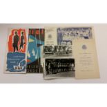 FOOTBALL, Ilford selection, inc. 1954 menu, The Boys Who Did The Job, with 20 signatures to