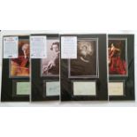 MUSIC, signed pieces, classical musicians, inc. Guilhermina Suggia, Jan Kubelik, Eileen Joyce & Paul