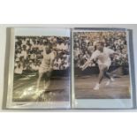 TENNIS, press photos, inc. Roy Emerson, Shirley Fry, Louise Brough, Stan Smith, Gordon Forbes,