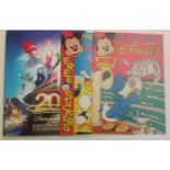 DISNEY, selection, inc. stickers, postcards, magazines, colouring pages, collectable cards,