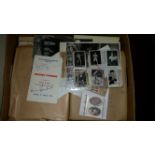 BOXING, selection, inc. photos (mainly reprints); autographs, McGuigan & Froch (ticket), Conteh &