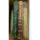 CRICKET, bound volumes of magazines, The Cricketer, 1888, 1889 & 1894, mixed covers & titles (damage