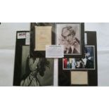 THEATRE, signed pieces, ballet, inc. Leonide Massine, Robert Helpmann & Alicia Alonso, all