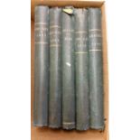 CRICKET, bound volumes of magazines, The Cricketer, 1897-1899, 1901 & 1903, all with green covers,
