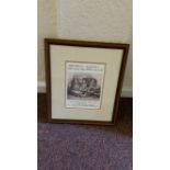 FOOTBALL, magazine photo, Luton Town First Professional Team 1891/2, overmounted, framed & glazed,