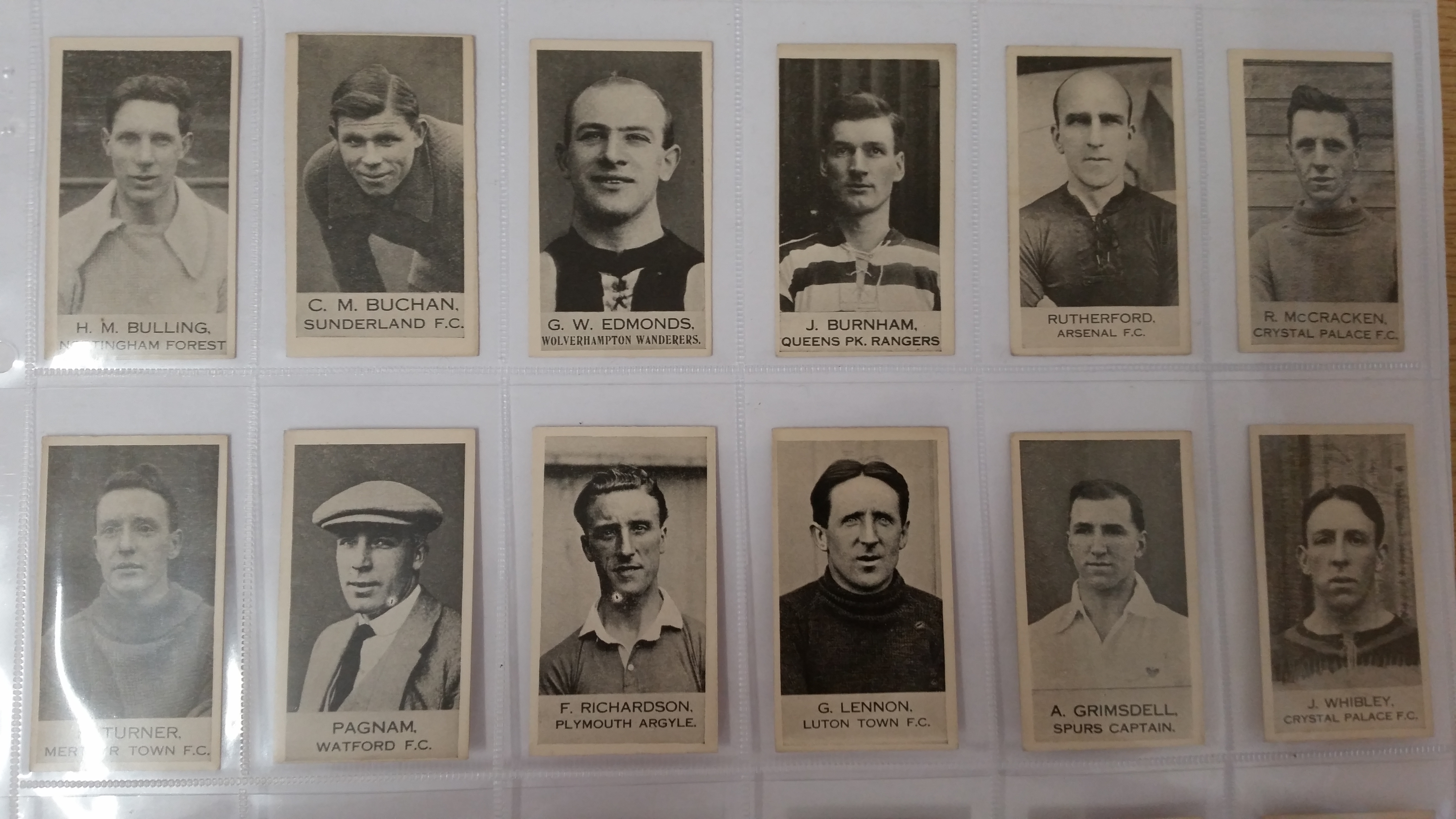 FOOTBALL, anon., 1920s players, complete, p/b, G to EX, 95* - Image 7 of 9