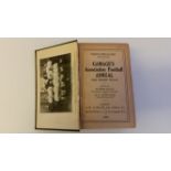 FOOTBALL, hardback edition of Gamages Association Football Annual 1912-13, bound in black boards