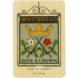 WHITBREAD, Inn Signs 2nd (metal), minimal scratching, G to VG, 35*