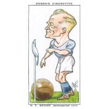 OGDENS, Football Caricatures, complete, VG to EX, 50