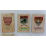 WILLS, Arms of the British Empire, medium silks, with backing cards, duplication, FR to VG, 81*