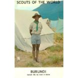 SCOUTING, postcards, Scouts of the World, Boy Scouts of America issue, VG to EX, 53*