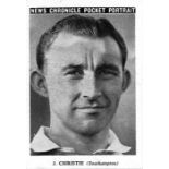 NEWS CHRONICLE, Pocket Portraits (football), Southampton, complete, large, VG to EX, 12