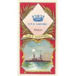 HILL, Battleships & Crests, creased (1), FR to VG, 13