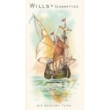 WILLS, Ships, Wills to front, white card, G to EX, 10