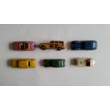 TOYS, metal toys (mainly Dinky), saloon cars, inc. Volvo, Lincoln Zephyr, Austin Healey, Ford Sedan,