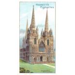 HIGNETT, Cathedrals & Churches, complete, VG to EX, 25