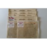 NEWSPAPERS, selection, 1796-1871, inc. The Philanthropic Gazette (12), Pall Mall Gazette (21),