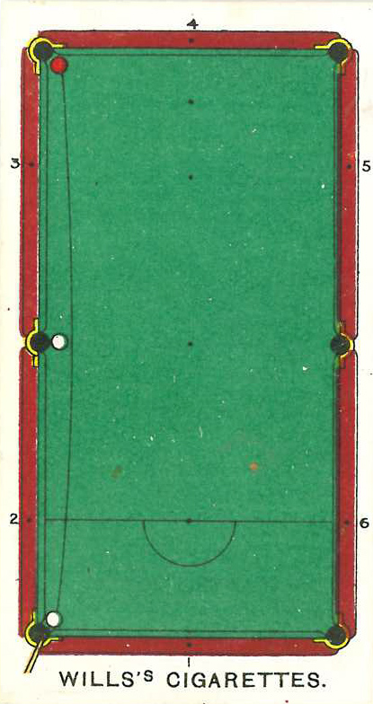 WILLS, Billiards, complete, G (2) to EX, 50