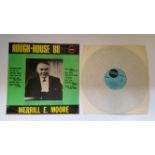 JAZZ, signed LP cover by Merrill E Moore, Rough-House 88, VG