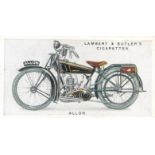 LAMBERT & BUTLER, complete (4), Motor Cycles, Motor Cars 1st & 2nd, Worlds Locomotives, VG to EX,